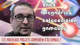 Alekmaul nous présente ses nouveaux jeux SNES, Mégadrive et Colecovision. (PGR 2019)