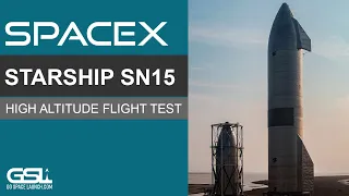 Starship SN15 | High Altitude Flight Test