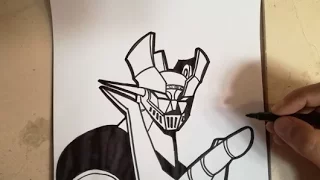 COMO DIBUJAR A MAZINGER Z / how to draw mazinger z