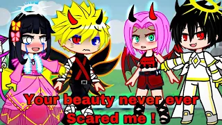 Your Beauty Never Ever Scared me ❤️ || Naruto meme || Gacha Club