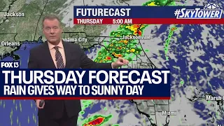 Tampa weather | showers linger, give way to sunshine on March 28, 2024