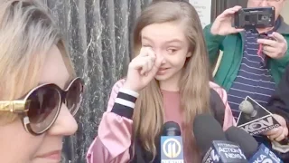 Dance Moms Star cries outside courthouse as Abby Lee Miller heads to jail