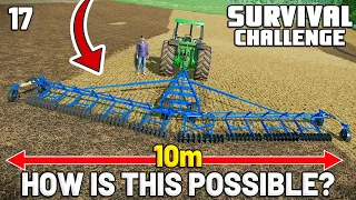 WOW! HOW IS THIS EVEN POSSIBLE?? | Survival Challenge | Farming Simulator 22 - EP 17