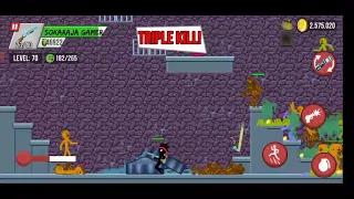 Stickman vs Zombies Chapter 5 level 66-70 Old Mode