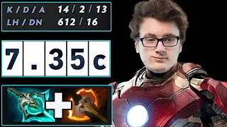 How Miracle- DOMINATES the game in 7.35C with this HERO !