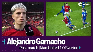 "EVERY GAME IS A FINAL" 😅 | Alejandro Garnacho | Man United 2-0 Everton | Premier League