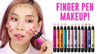 Finger Pen Makeup - Hot or Not? TINA TRIES IT