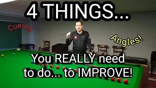 4 Things You MUST do to IMPROVE!