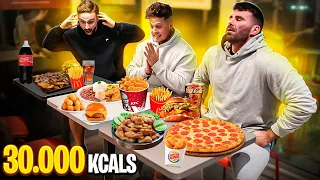 DESAFIO DAS 30.000KCALS EM 24H !!! SERÁ QUE CONSEGUI ?