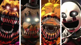 FNAF Nightmares Voices Lines (FNAF 4 Animated)