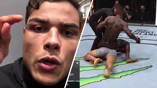 UFC 253: Paulo Costa Slams "Human Trash" Israel Adesanya for dry-humping him after their fight.