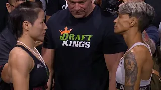 Zhang Weili vs. Amanda Lemos - Weigh-in Face-Off - (UFC 292: Sterling vs. O'Malley) - /r/WMMA