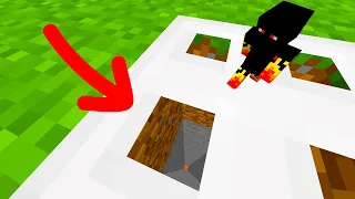 o que acontece se atravessar esse buraco no minecraft????