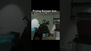 When people first time trying to Korean