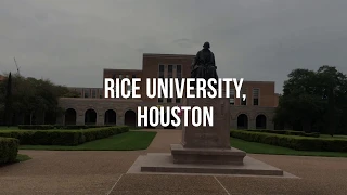 Tour of Rice University, Houston, Texas