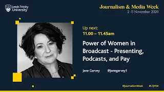 Power of Women in Broadcast - Presenting, Podcasts, and Pay with Jane Garvey