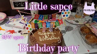 Little space agere BIRTHDAY PARTY playdate | Age regression