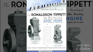 Australian Made Ronaldson Bros. & Tippett Type CM Diesel Engine