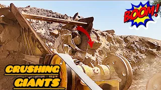 👹Super Giant Rock Crusher in Action | Satisfying Stone Crushing | Rock Crushing at Another Level