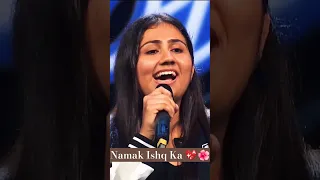Namak Issk Ka | Adya mishra 💜😯🌟 | indian idol 14 audition performance # shorts