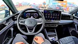 NEW 2024 Volkswagen Tiguan R-line | POV Test Drive - Consumption | 4K HDR Video quality