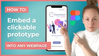How to embed a clickable prototype into a web page