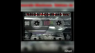 BLOQUE ORIGINAL STEREO 97.7 FM COMERCIALES Y MÚSICA AÑO 1992