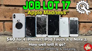 JOB LOT 17: Apple Madness - $40 for 6 Devices from E-Waste! How will it all go?