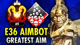 Best of E36 AIMBOT - The Greatest Tracking Aim - Apex Legends Montage