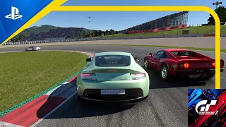 GT7 | Test Race | Circuit de Barcelona-Catalunya GP Layout | Aston Martin V8 Vantage S | Onboard