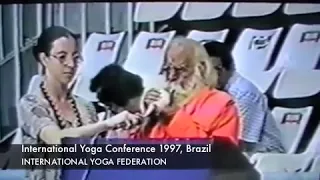 International Yoga Conference, Rio Janeiro, Brazil 1997. Swami Buaji and Maitreyananda