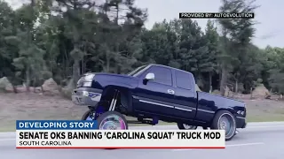 SC Senate 'OKs' banning 'Carolina Squat' truck modification