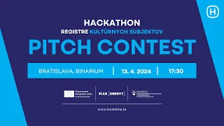 HACKATON - Pitch contest - Registre kultúrnych subjektov - Hacknime.to Bratislava Apríl 2024