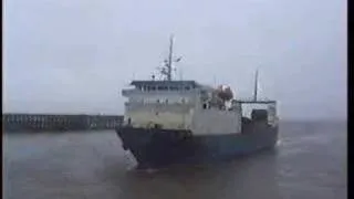 Belard arriving at Heysham