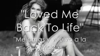 Celine Dion- Loved Me Back To Life, New Single 2013 Traducido/Subtitulado