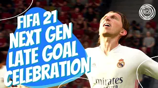 FIFA 21 Next Gen ⚽ NEW LATE GOAL CELEBRATIONS EXPLAINED 🎆!