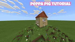 How to build peppa pig’s house in minecraft!