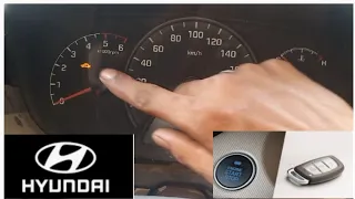 Hyundai Car Smarta Key Puch Start Button Problem// Hyundai Xcent Emmobilizer Error Smarta key Unit