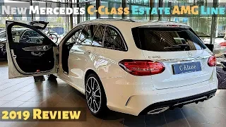 New Mercedes C-Class Estate AMG Line 2019 Review l Amazing Interior