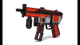 LEGO TECHNIC MP5-K - The First Working Submachine Gun