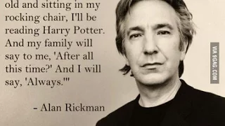 RIP Alan Rickman / Snape :'(