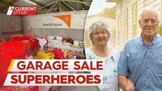 Garage sale heroes changing lives with loose change | A Current Affair