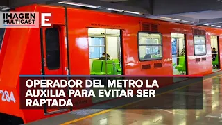 Jovencita sufre intentó de secuestro en Línea 8 del Metro