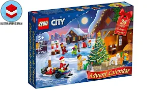 LEGO City 60352 Advent Calendar 2022 Speed Build