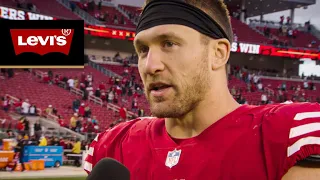 Kyle Juszczyk Highlights Brock Purdy's 'Composure' During Week 13 Win | 49ers