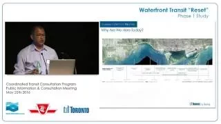 Waterfront Transit "Reset" Study Public Meeting