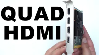 Blackmagic Design Decklink Quad HDMI capture card unboxing, specs, close ups and why I've bought one