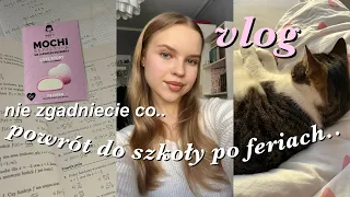 VLOG💌 powrót do szkoły po feriach.. NIE ZGADNIECIE CO!!🤩🌊