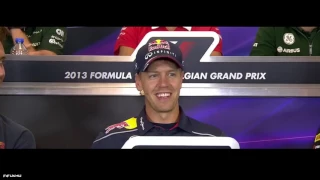 Sebastian Vettel funniest moments in press conferences!