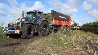 Mais hakselen voor Miskotte door loonbedrijf Bouwhuis - Deel 2 (2021)